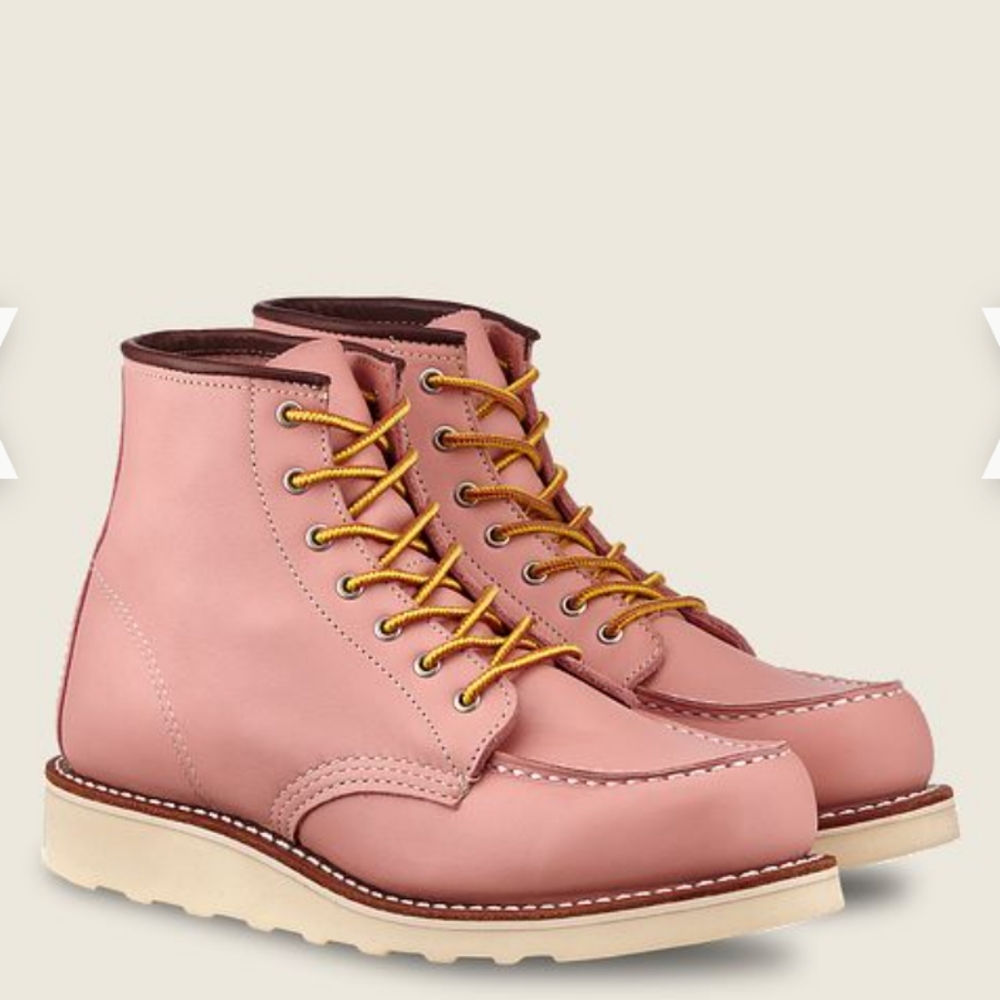 6in Moc Short Boot in Rose Boundary